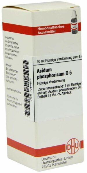 Acidum Phosphoricum D 6 20 ml Dilution