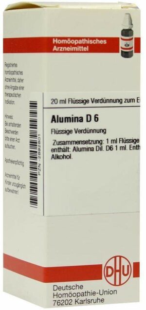 Alumina D6 Dhu 20 ml Dilution