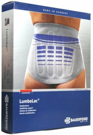 Lumboloc Rückenstütz Bandage Gr.4 Titan