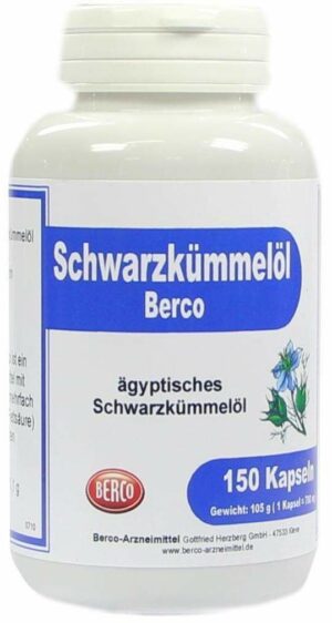 Schwarzkümmelöl Berco 150 Kapseln