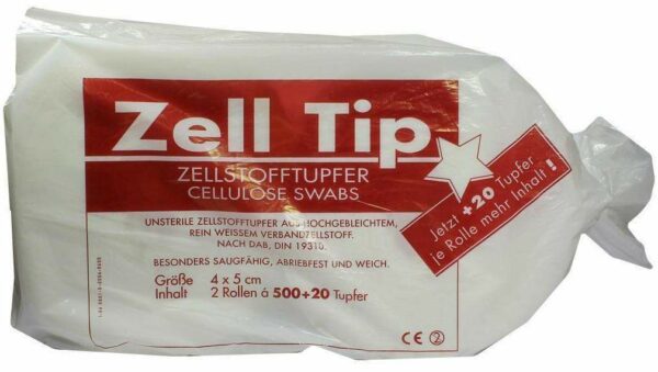 Zellstofftupfer 4 X 5 cm 2 X 500 Tupfer