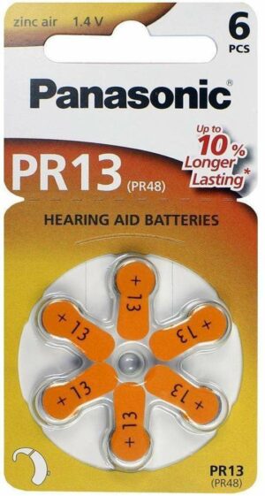 Batterien Für Hörgeräte Panasonic Pr13 1