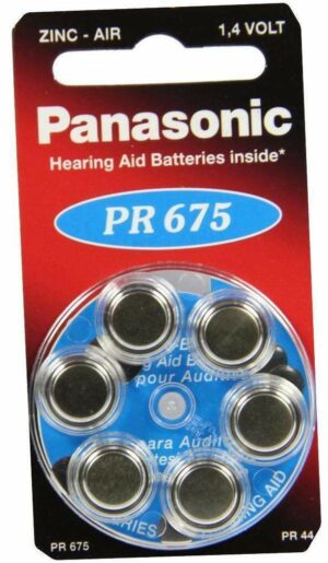 Batterien Für Hörgeräte Panasonic Pr 675