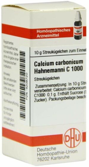 Calcium Carbonicum C 1000 Globuli Hahnemanni