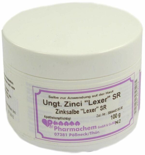 Unguentum Zinci Lexer Sr 100 G Salbe