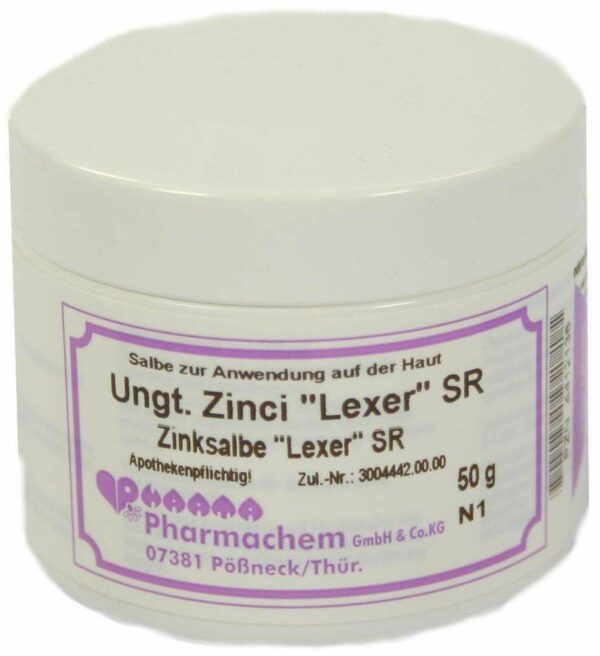 Unguentum Zinci Lexer Sr 50 G Salbe