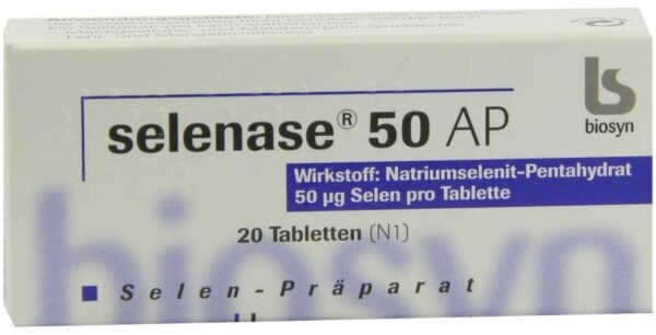 Selenase 50 Ap 20 Tabletten