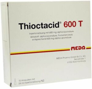 Thioctacid 600 T 10 X 24 ml Injektionslösung