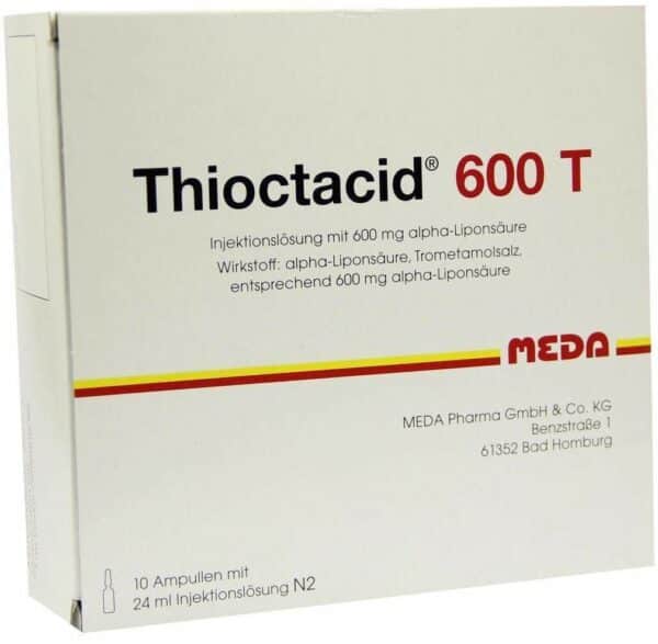 Thioctacid 600 T 10 X 24 ml Injektionslösung