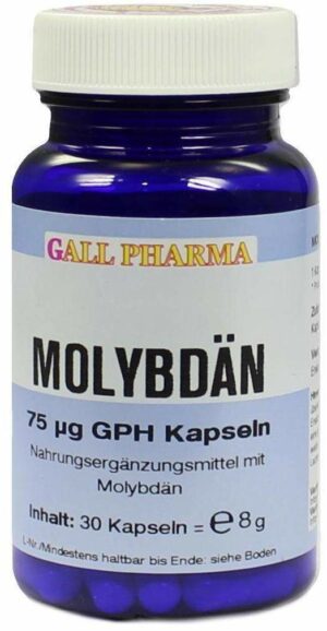 Molybdaen 75 Mµg Gph 30 Kapseln