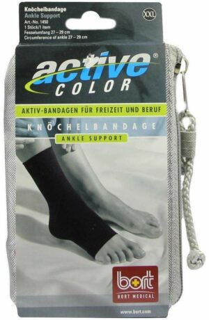 Bort Activecolor Knöchelbandage Xxl Schwarz 1 Stück