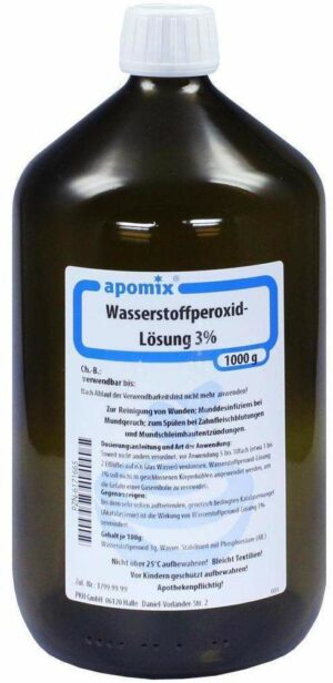 Wasserstoffperoxid 3% Dab 10 1000 G Lösung