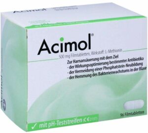 Acimol Mit Ph Teststreifen 96 Filmtabletten