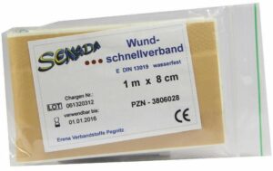 Senada Wundschnell Verband 100x8cm Wasserfest