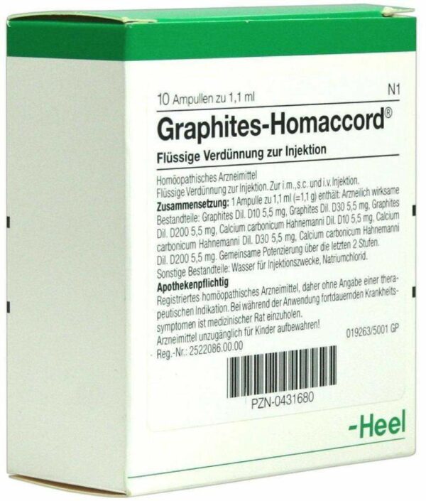 Graphites Homaccord Ampullen 10 Ampullen