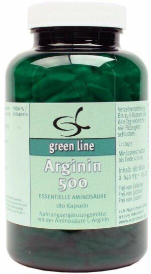 Arginin 500 180 Kapseln