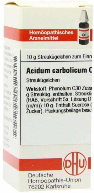 Acidum Carbolic. C 30 Globuli