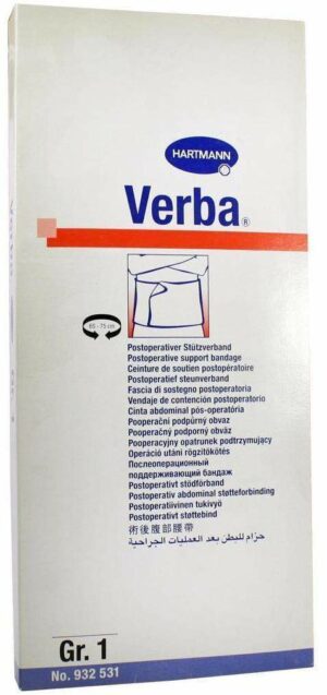 Verba Gr. 1 Schwarz Dauerel. Bandage