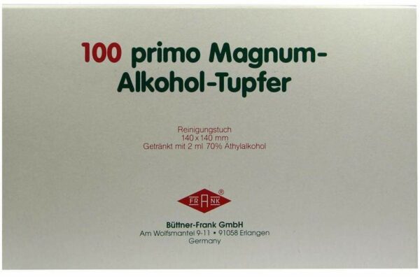 Alkoholtupfer Primo Magnum 140x140mm