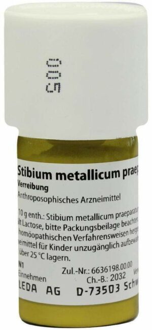 Weleda Stibium Metallicum Praeparatum D10