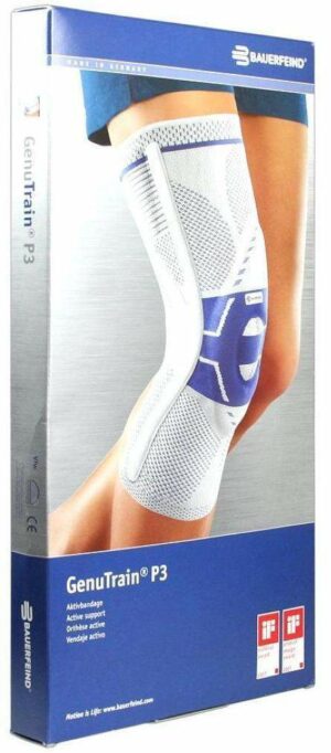 Genutrain Kniebandage P3 Links Gr.3 Natur