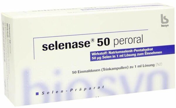 Selenase 50 Peroral 50 1 ml Lösung zum Einnehmen