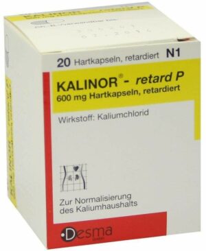 Kalinor Retard P 600 mg 20 Hartkapseln