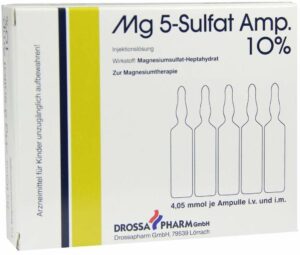 Mg 5 Sulfat Amp. 10% Injektionslösung