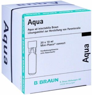 Aqua Ad Injectabilia Miniplasco Connect Ampullen 20 X 10 ml
