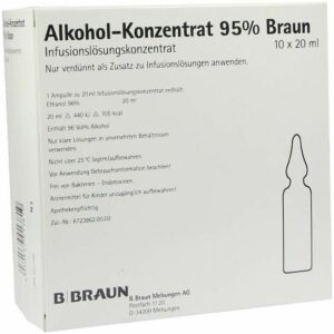 Alkohol 95% Infusionslösungskonzentrat