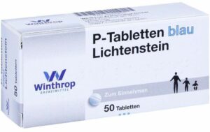 P Tabletten Blau Lichtenstein 50 Stück