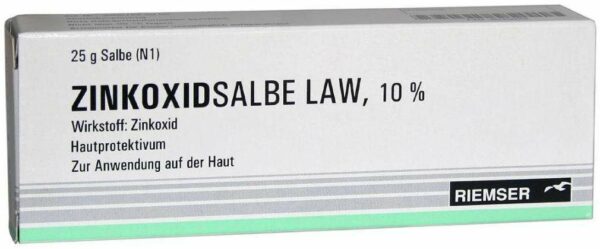 Zinkoxid Salbe Law 25 G Salbe