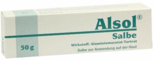 Alsol Salbe Wirkstoff Aluminiumcetat-Tartrat 50g