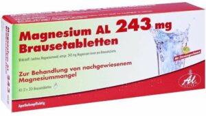 Magnesium Al 243 mg 40 Brausetabletten