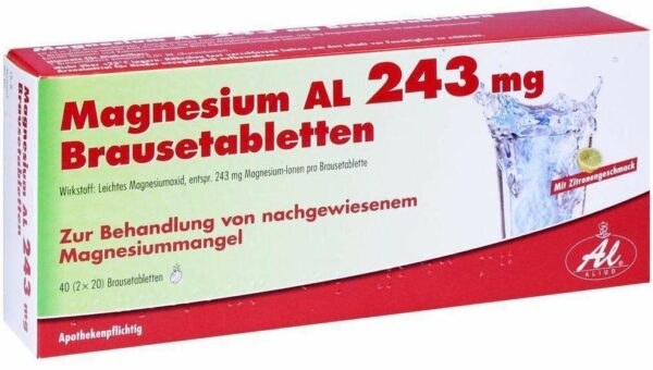 Magnesium Al 243 mg 40 Brausetabletten