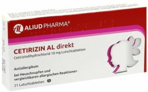 Cetirizin Al Direkt 21 Lutschtabletten