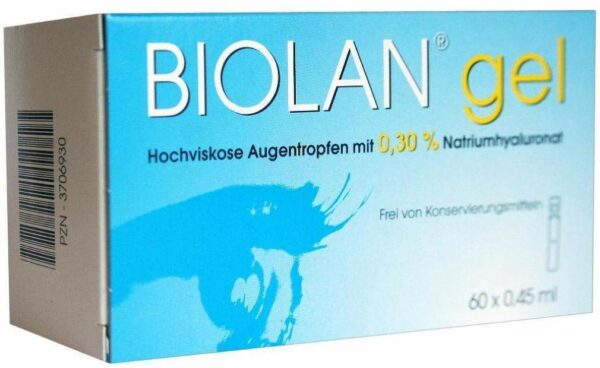 Biolan Gel Augentropfen 6 0x 0.45 ml Augentropfen