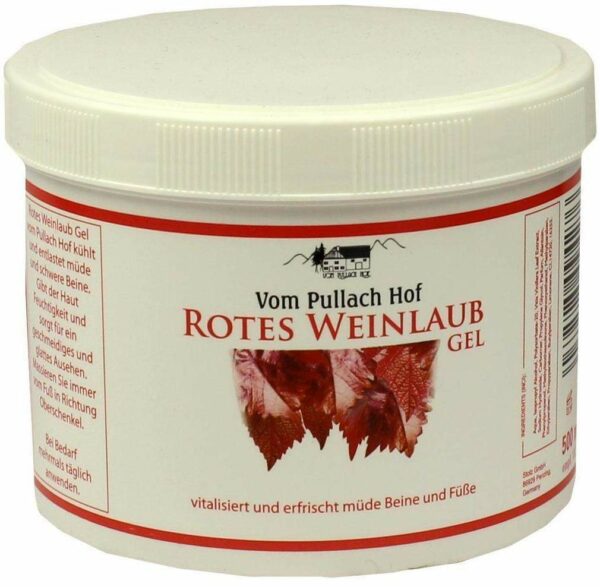 Rotes Weinlaub 500 ml Gel