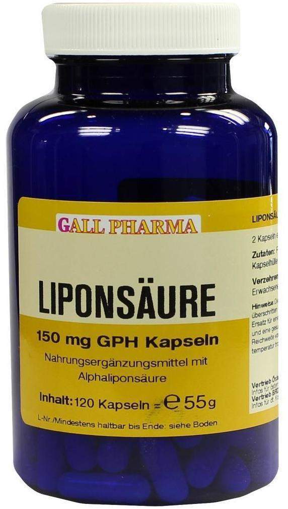 Liponsäure Kapseln 150 mg 120 Kapseln