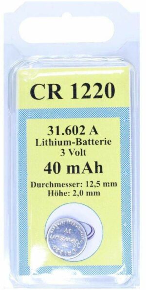 Batterie Lithium 3v Cr 1220 1 Stück