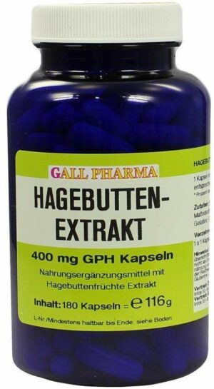 Hagebuttenextrakt 400 mg Gph 180 Kapseln