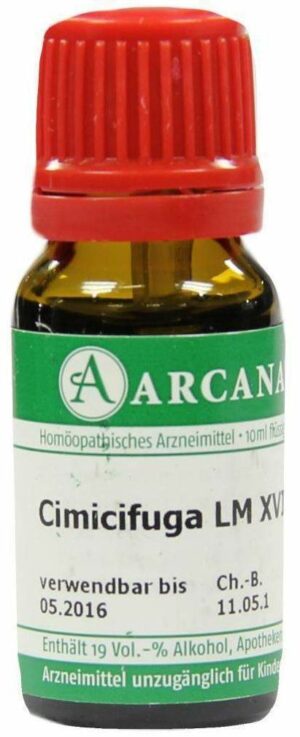 Cimicifuga Arcana Lm 18 Dilution 10 G