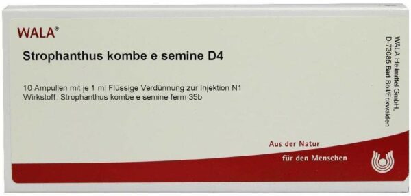 Wala Strophanthus Kombe E Semine D4 10x1ml Ampullen