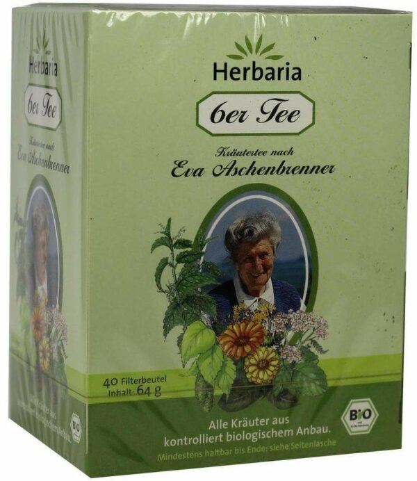 6er Tee Nach Eva Aschenbrenner Filterbeutel 40 X 1.6 G...