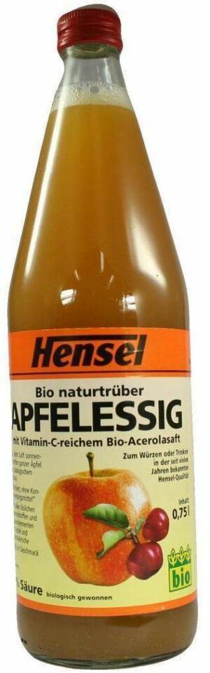 Hensel Apfelessig Naturtrüb Mit 5% Acerola Bio