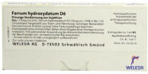 Ferrum Hydroxydatum D 6 Ampullen 8 X 1 ml