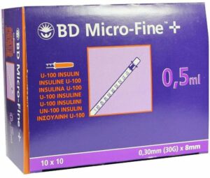 Bd Micro-Fine+ U 100 Ins.Spr.8 mm