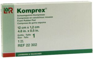 Komprex Schaumgummi Kompr.Gr.1 Nierenf