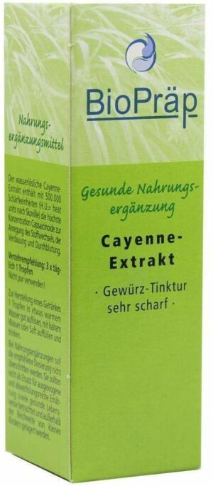 Cayenne Extrakt Gewürz Tinktur 20 ml Tropfen