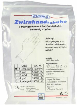 Zwirnhandschuhe Extra Klein 1 X 2 Stück